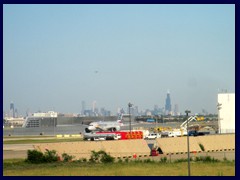 O'Hare International Airport 03 - Chicago skyline seen in the distance